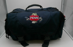 Penn Tackle Tournament Fishing Bag Med Navy Blue Padded Compartments Swordfish