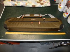 L.L. Bean Fly Fishing Travel Bag 34” x 8” Olive Green Beautiful