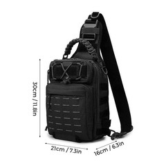 Fishing Sling Bag Fishing Tackle Storage Bag Tool Bag For Fishing Hiking Hu KNXI