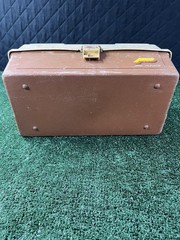 Plano 5303 Hard Case Plastic Fishing Tackle Box Brown Beige MPN 5303