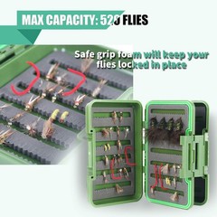 Maxcatch Fly Boxes For Fly Fishing Double Side Waterproof Fishing Tackle Box …