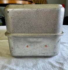 Vintage UMCO 175-A Aluminum 3 Tray Tackle Box Lures Fishing 17” Lazy Ike, etc.