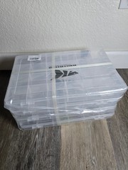 KastKing Tackle Boxes 4 Pack Clear Plastic Trays Lure Organizer New Sealed
