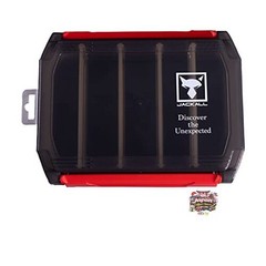 JACKALL 1510D Double Open Tackle Box Clear Black