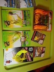 Old Pal 1090 Box With Fishing Tackle Bomber Strike King Gamakatsu Johnson +more