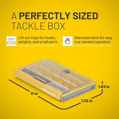 Plano EDGE 3600 Terminal Tackle Storage, Gray and Yellow, 3600, Yellow/Gray