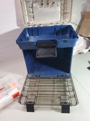 *Includes Tackle* Plano 1363 Series 4-By Rack System Tackle Box Blue
