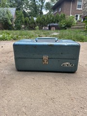 Vintage Old Pal Metal Tackle Box