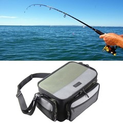 Fishing Tackle Bag Multipockets Fishing Gear Storage Bag Large Capacity Pouches
