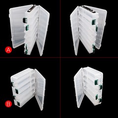 High Quality Lure Box Large Capacity Storage Box Double Sided Fishing Gear Box