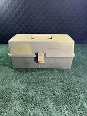 Vintage Plano Model 6300 N 3 Tray Two Tone Green