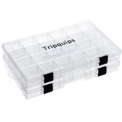 3600 Tackle Trays, Plastic Storage Organizer Box with Removable Dividers – Ta…