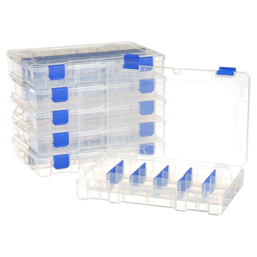 Flambeau Outdoors, 4007 Tuff Trainer, 24 Compartments, 6 Pack, Clear, 11 inches