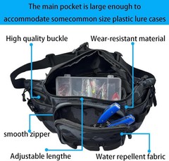 Compact Fishing Sling Pack – Versatile Fanny Pack for All Outdoor Adventures