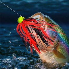 10 Bundles Silicone Jig Skirts for Bass Trout Walleye Crappie Fishing Lures 7cm