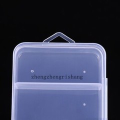 Plastic 5 Compartments Fishing Tackle Box for Fishing Lures Hooks Tools Storage