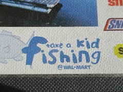 Small Tackle Box -Walmart FLW Outdoors, Take a Kid Fishing, Zipper, Probably NEW
