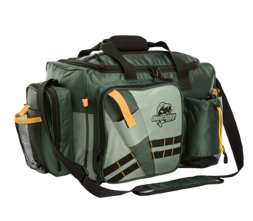 Okeechobee Fats Extra Large Fishing Tackle Bag & Boxes, Polyester