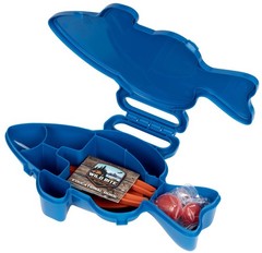 (2 pack Wild Bite Panfish 25 Piece Kit Fishing Tackle Box 10.75 inch Plastic Non