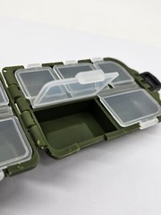 10 Grid Hook Box Storage Box Fishing Accessories for Hooks 3.25″ X 2.25″ RAA