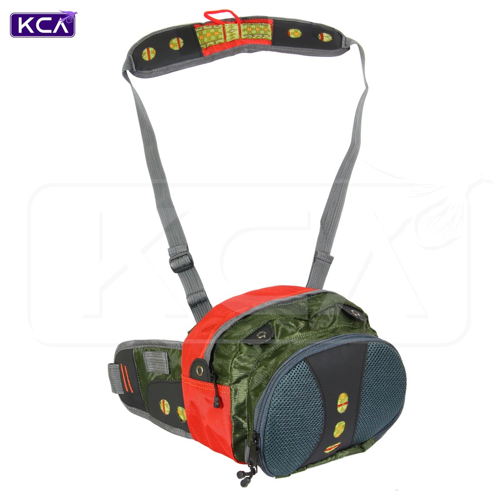 Fly-Fishing Waist Pack, more storage for fly boxes, leaders, lunch, and more