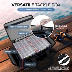 Reaction Tackle Saltwater Fishing Tackle Bags Water Resistant 1000D Pvc Tackle