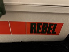 VINTAGE REBEL 2 TRAY TACKLE BOX NO. 520 FISHING LURE ORGANIZEER