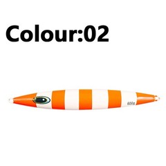 Iron Plate Lure UV Glow Effect Fast Water Cutting Design 150g 300g 450g 600g