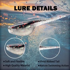 Crappie Lures Kit – Soft Plastic Lures for Trout, Bass, Panfish & Bluegill – …