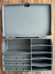 Vintage Plano MAGNUM Over And Under Fishing Tackle Box – 2-level Satchel