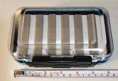 Waterproof Fly Box – Double Sided with foam inserts 4″x 6.25″ medium sized