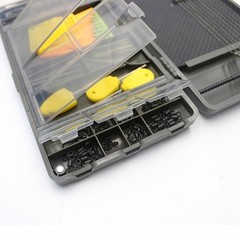 1pc Rigtrip Multi-compartment Carp Fishing Tackle Box – Durable Abs, Secure Magn
