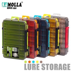 Fishing Tackle Box 14 Compartments Double-Sided Lure Hook Storage Organizer