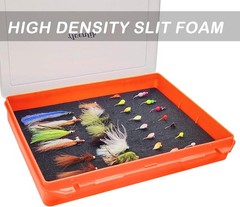 Fishing Tackle Box Slit Foam Case Jig Box Head Hooks Spinners Spoons Storage …