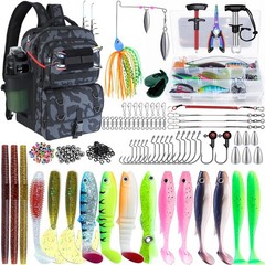 Yolibon Fishing Backpack Tackle Boxesfishing Sling Tackle Bag Rod Holder