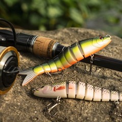 Realistic Plastic Fishing Lure For multi Segmented for Freshwater Saltwater