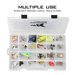 Tackle Boxes, Plastic Box, Plastic Storage Organizer Box 3700(2Pack) Standard