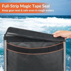 Full-Enclosure Lid Boat Storage Self-Adhesive Waterproof Bag Marine Organizer