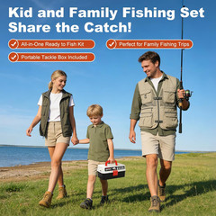 3 Layer Tackle Box with Tackle Included 191PCS Fishing Lures Kit with Pliers