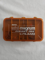 Plano Mini Magnum 3213 Double Sided Fishing Tackle Box w/ flies spinners
