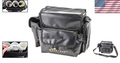 Nylon 3 Tube Fishing Tackle Bag – 6 Compartments & Comfortable Web Handle