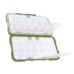 ABS Waterproof Fishing Tackle Box Bait Lure Hooks Storage Case Organizer Con DSO