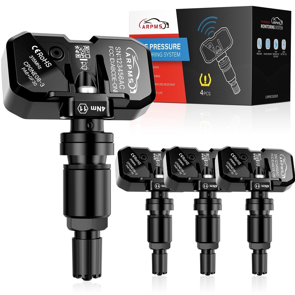 TPMS Sensor Ford, 315MHz Tire Pressure Monitoring System Sensor Set of 4 | Fi…