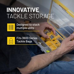 Plano EDGE 3600 Terminal Tackle Storage, Gray and Yellow, 3600, Yellow/Gray
