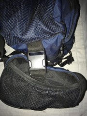 Bass Pro Shop Backpack Blue Vintage With Lower Attachment Bag