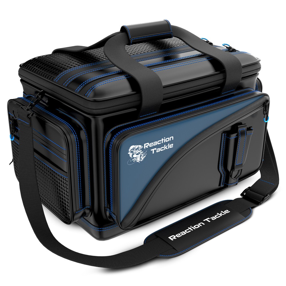 Reaction Tackle Spacious Tackle Bags- Salt Water Resistant Fishing Bag/Organzier