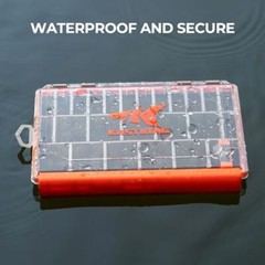 KastKing HyperSeal Waterproof Tackle Box, Waterproof 3600(1 pack)&3700(1 pack)