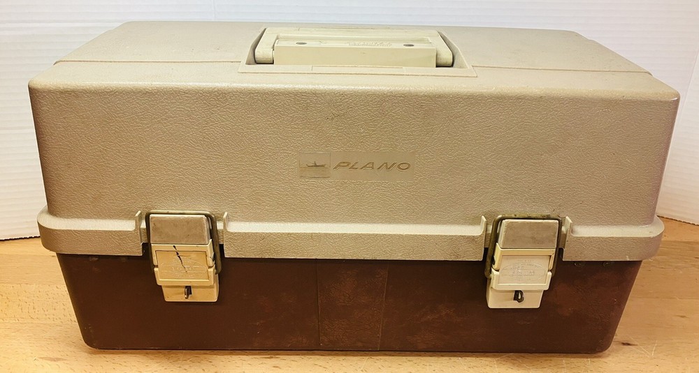 Vintage Plano 1630 Three Tray Tackle Box Made In USA