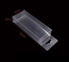 of 20 Fishing Lure Tackle Clear Plastic Package PET Box for Bait Crafts