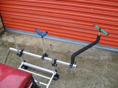 FISHING POLE ROD CUSHION REST 25mm BOX SECTION FITS TO LEGS ETC UP TO TO 21mm
